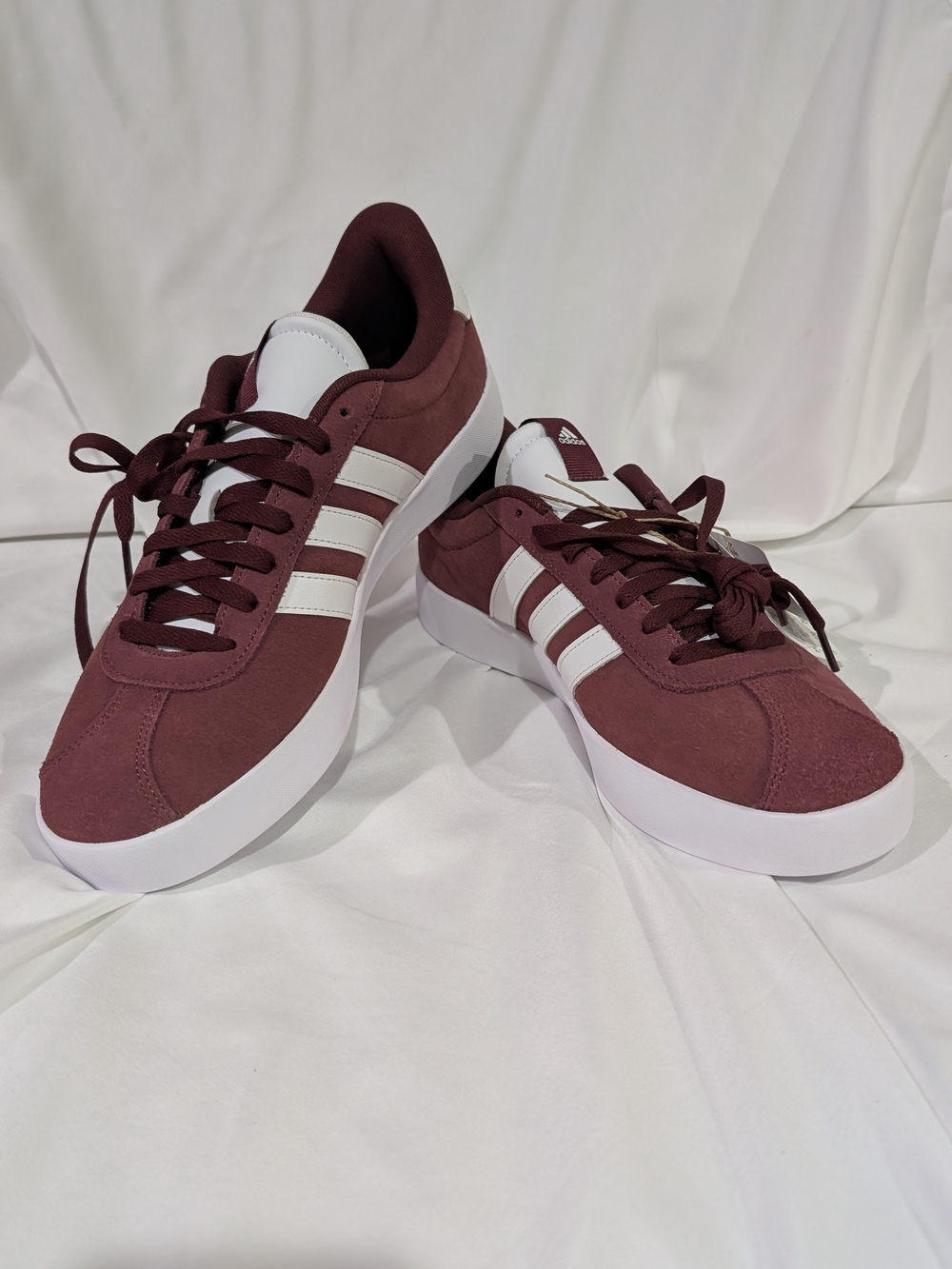 adidas Men's Maroon Sneakers with White Stripes - Alabama Roll Tide